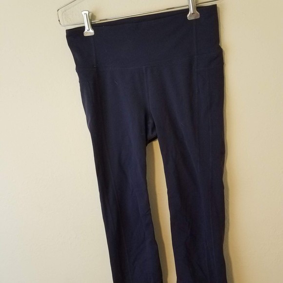 Athleta Size Small Skinny Up Leggings Activewear Pants Blue Stretch 138354 - Picture 3 of 7